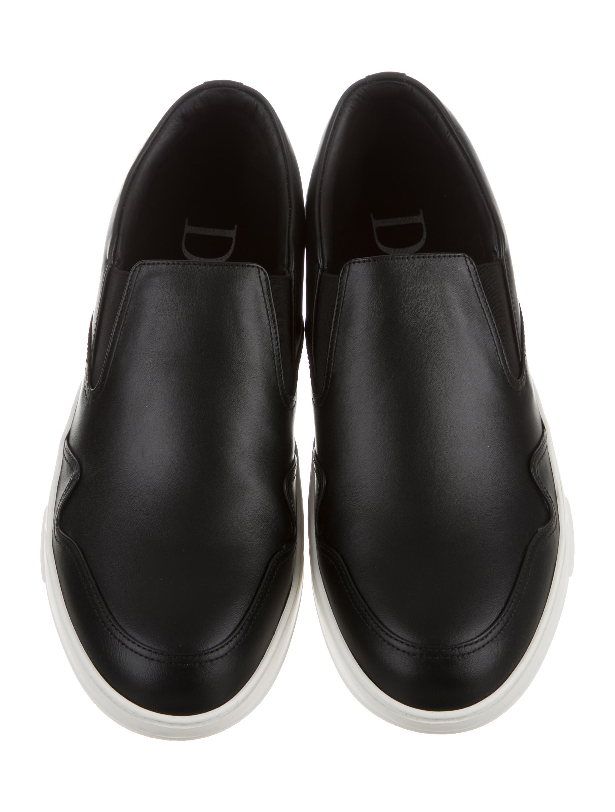 Dior Homme Leather SlipOn Sneakers Shoes HMM23012 The RealReal