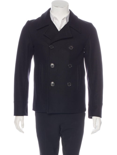 Dior Homme Double-Breasted Wool Peacoat