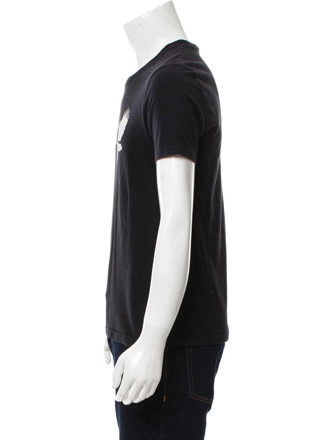 Dior Homme 2005 Double Eagle Graphic T-Shirt - Black T-Shirts