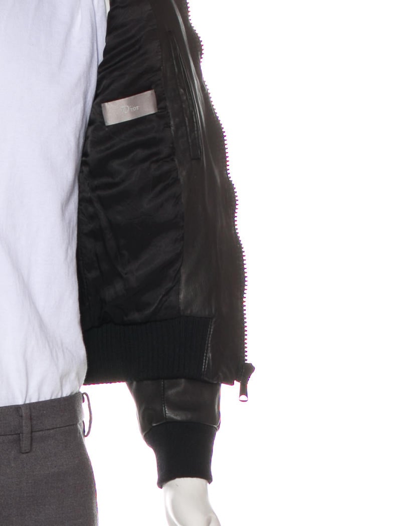 Dior Homme 2006 A2 Leather Utility Jacket - Black Outerwear