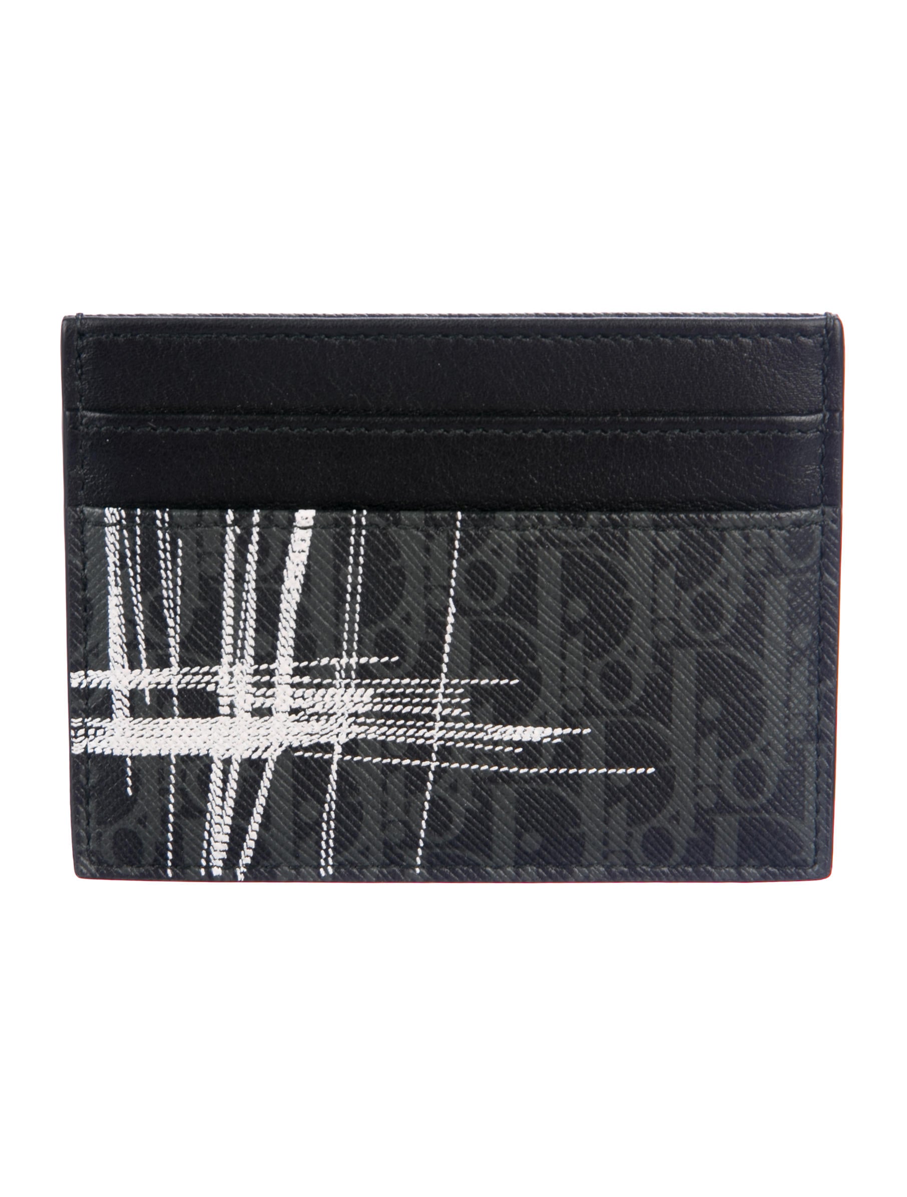 Dior Homme Dark Light Scribble Card Case