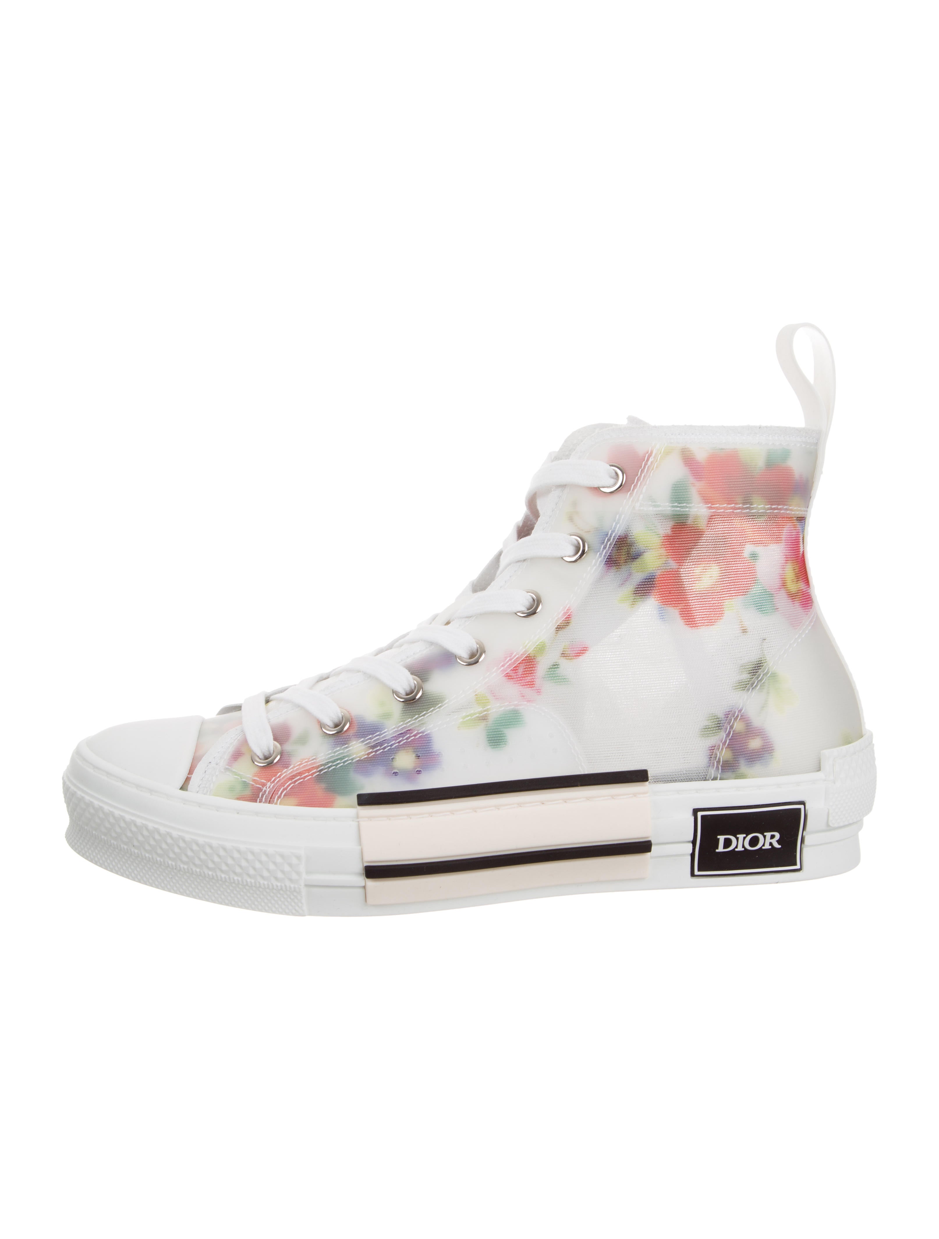dior flower sneakers