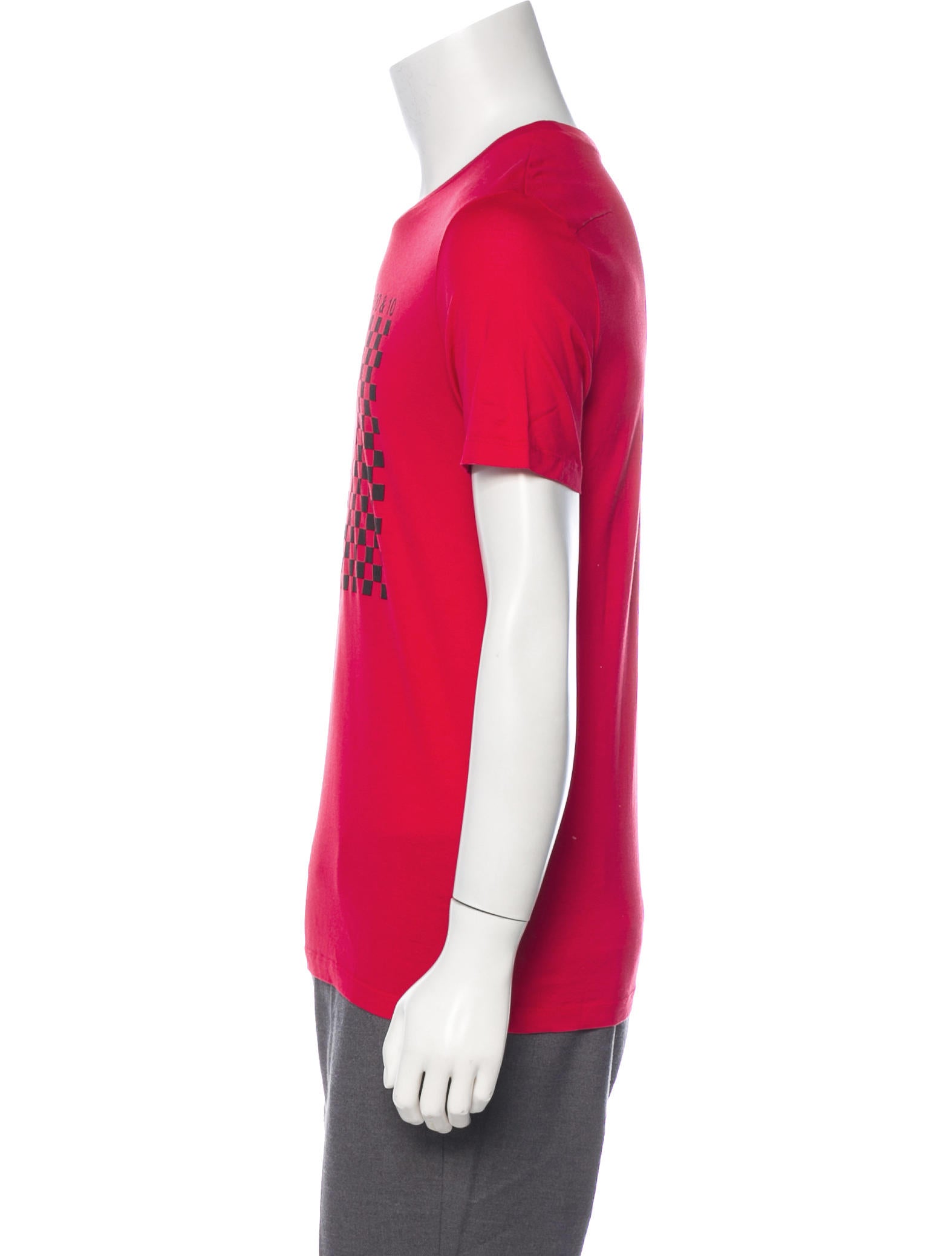 Dior Homme 2006 'U Can Live Till 100 & 10' Print Crew Neck T-Shirt