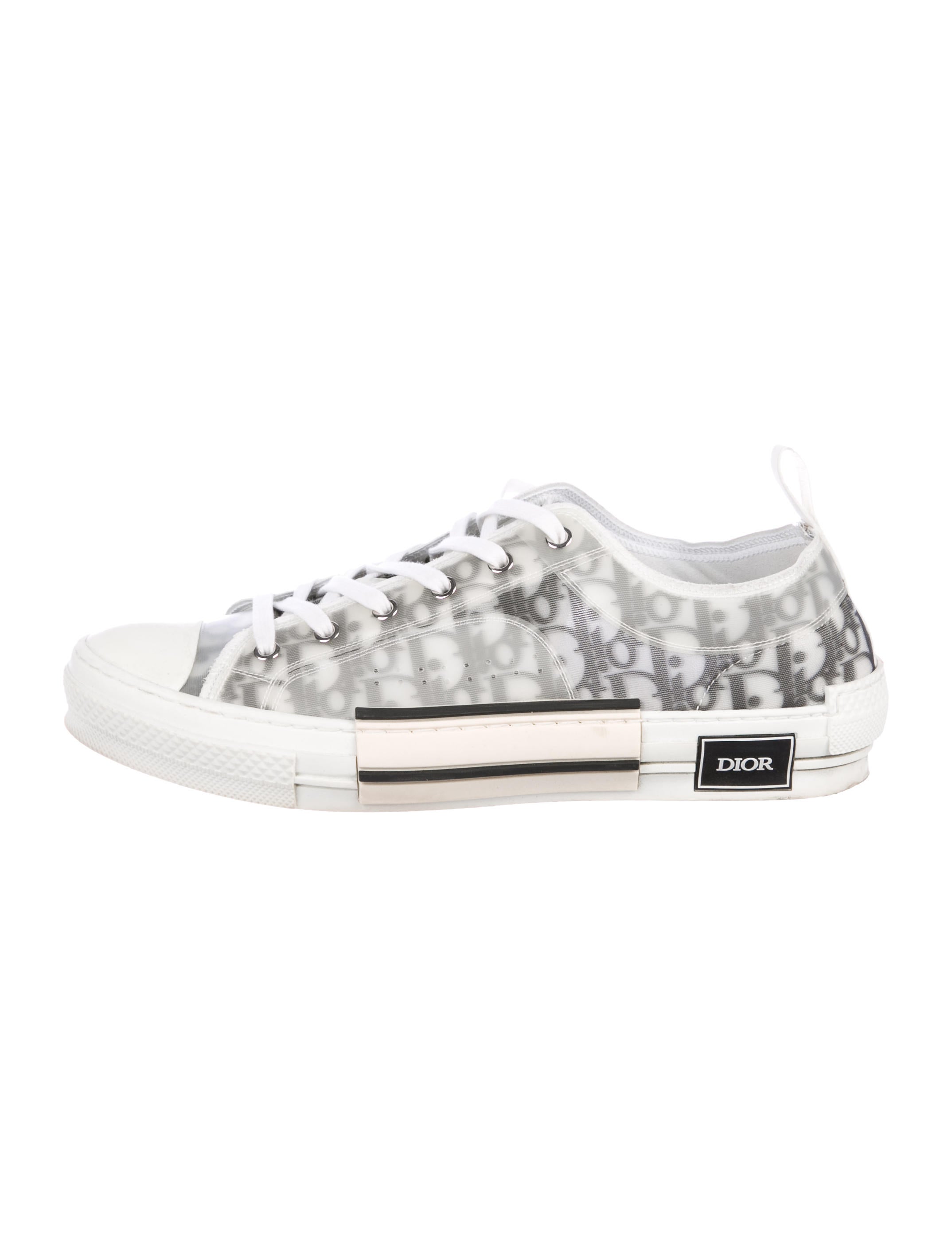 Dior Homme B23 Oblique Low-Top Sneakers - Grey Sneakers, Shoes - HMM30310 |  The RealReal