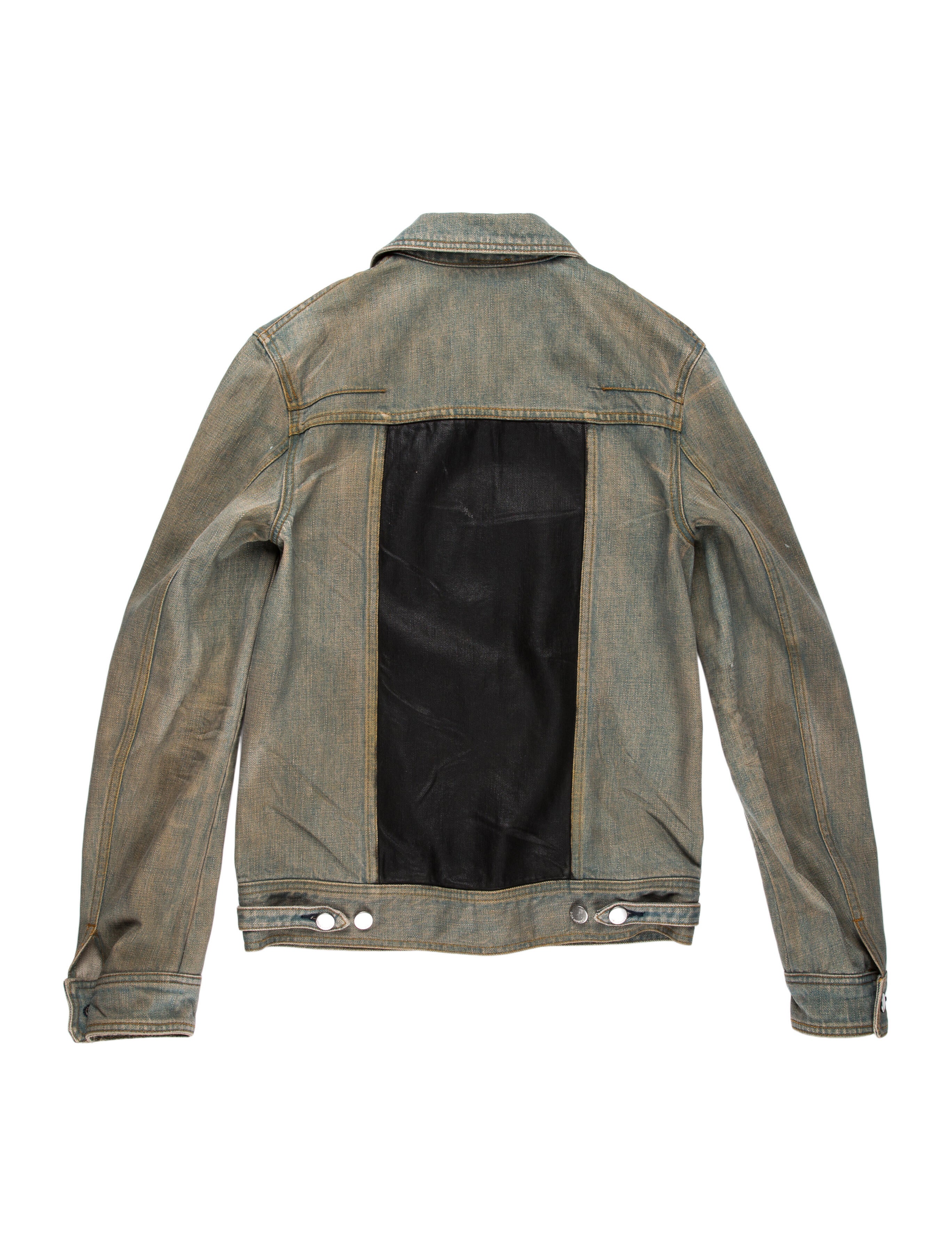 Dior Homme 2004 Bleu Claire Washed Denim Jacket - Blue Outerwear 
