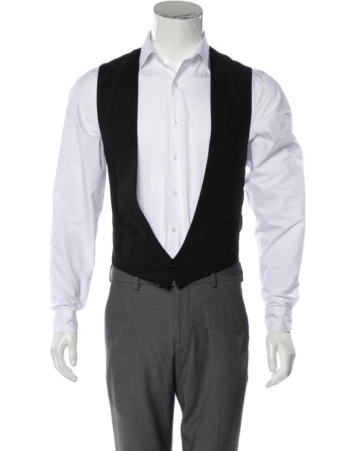 Dior Homme Wool Suit Vest black