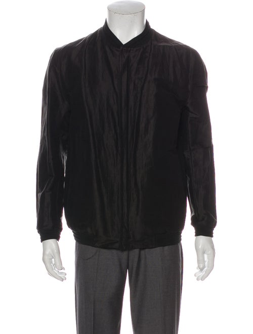 Dior Homme Linen Bomber Jacket Black