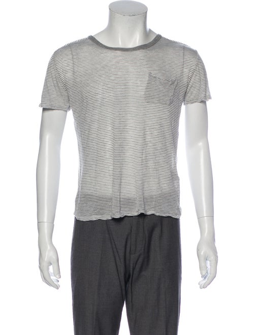 Dior Homme 2007 Striped T-Shirt White