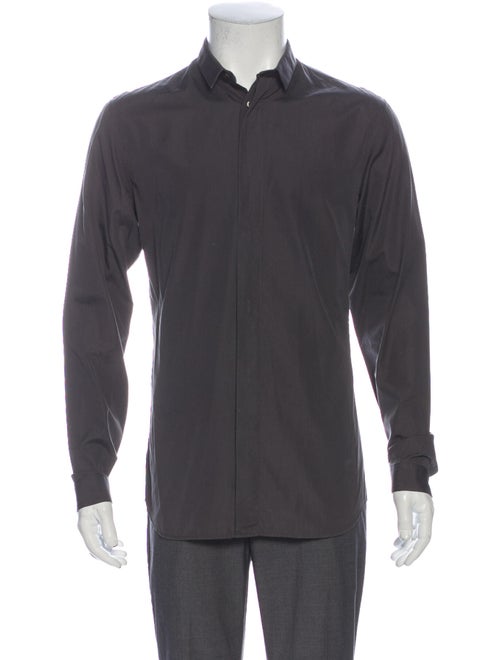 Dior Homme Long Sleeve Dress Shirt Grey