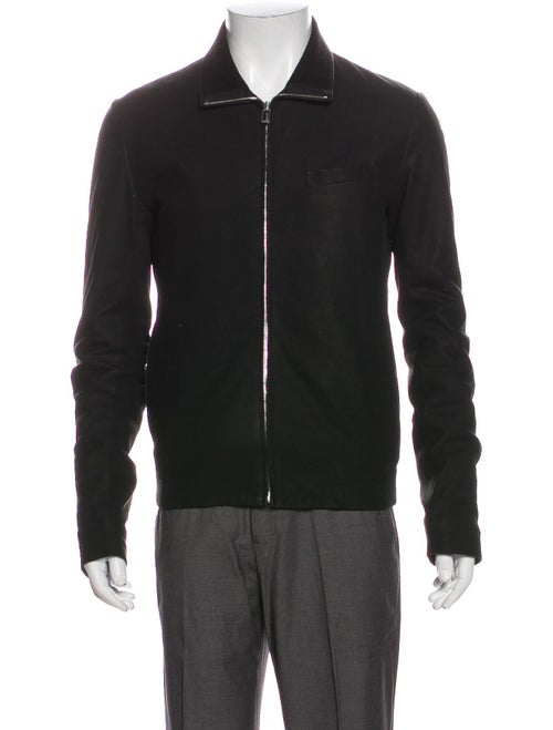 Dior Homme Leather Jacket Black