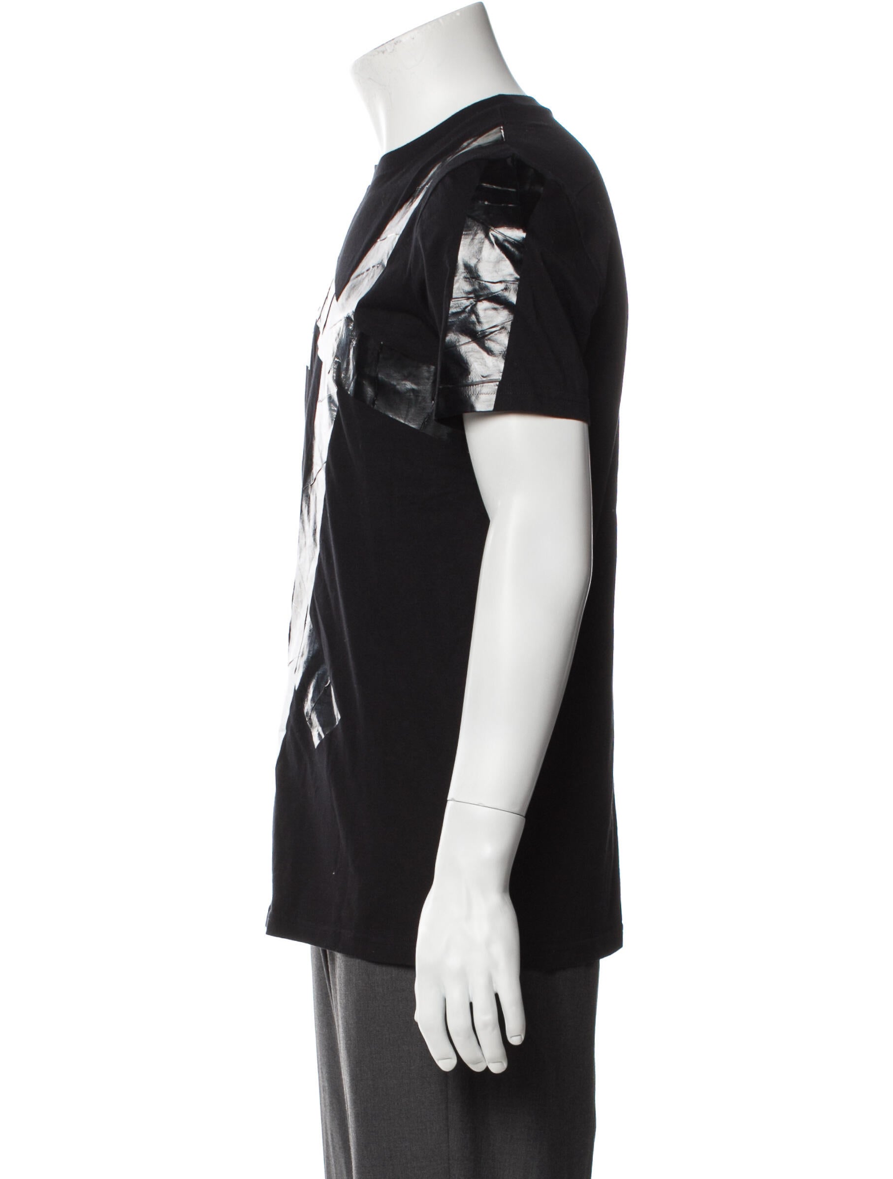 Dior Homme 2017 Tape Graphic T-Shirt - Black T-Shirts, Clothing  