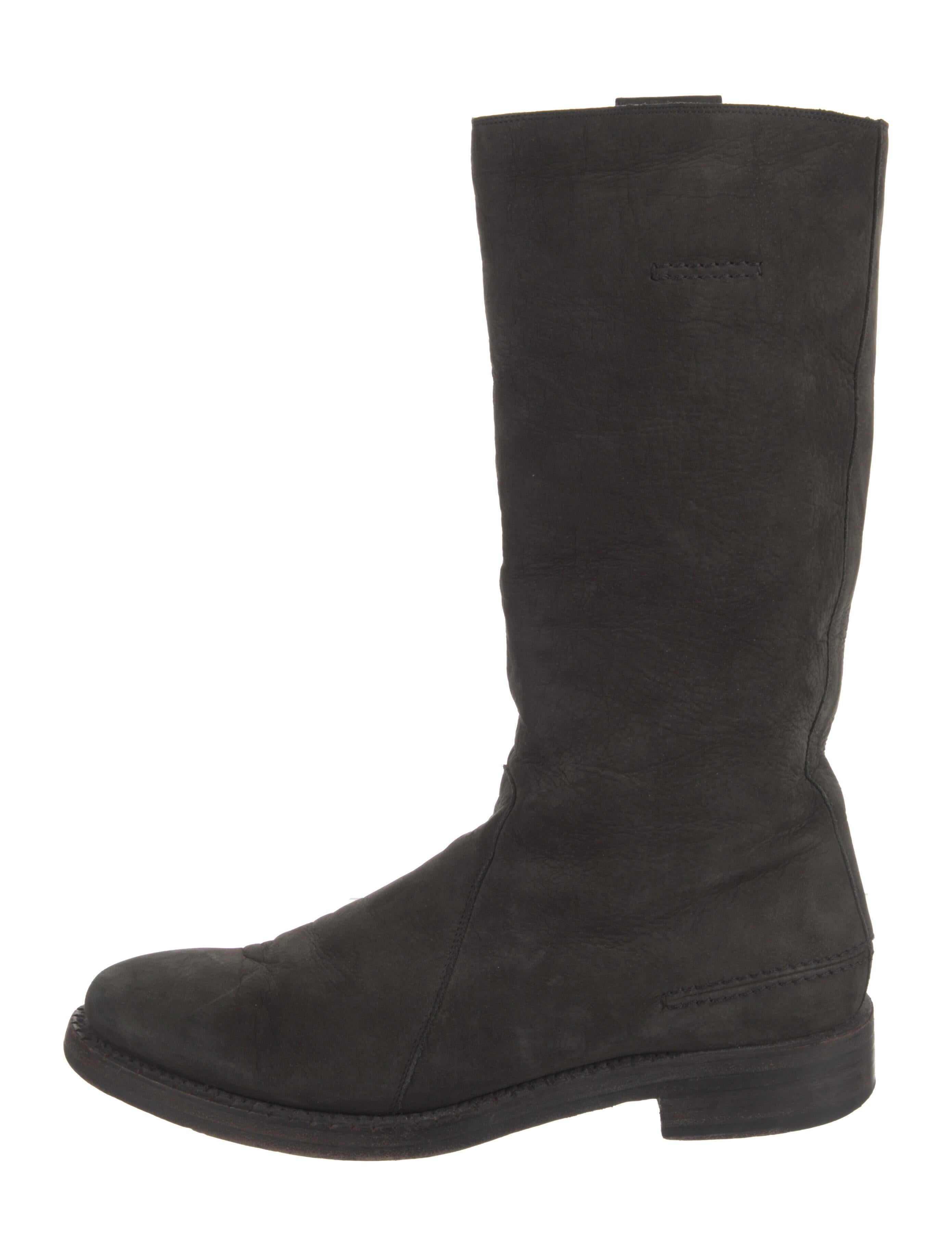 Dior Homme 2010 Suede Riding Boots Grey Boots, Shoes HMM41623 The