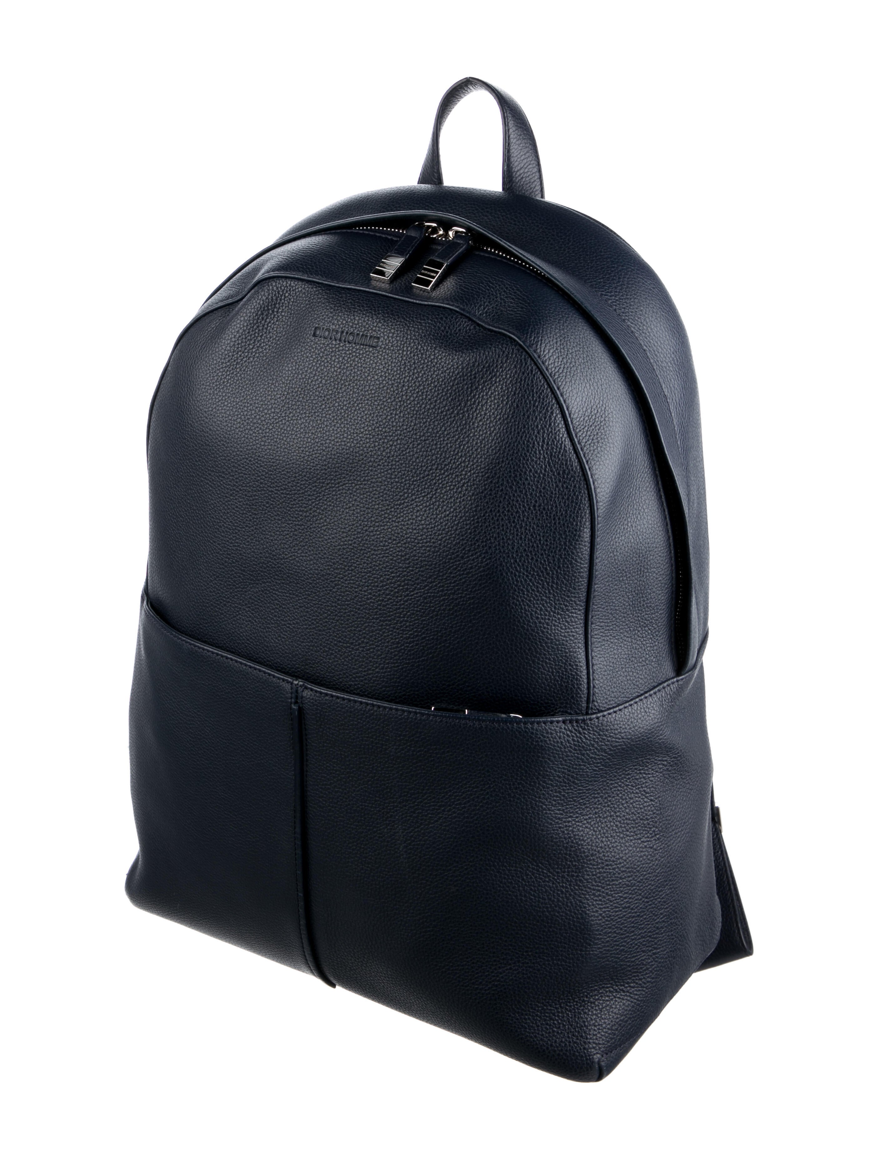 Dior Homme Leather Backpack Black Backpacks, Bags HMM43417 The