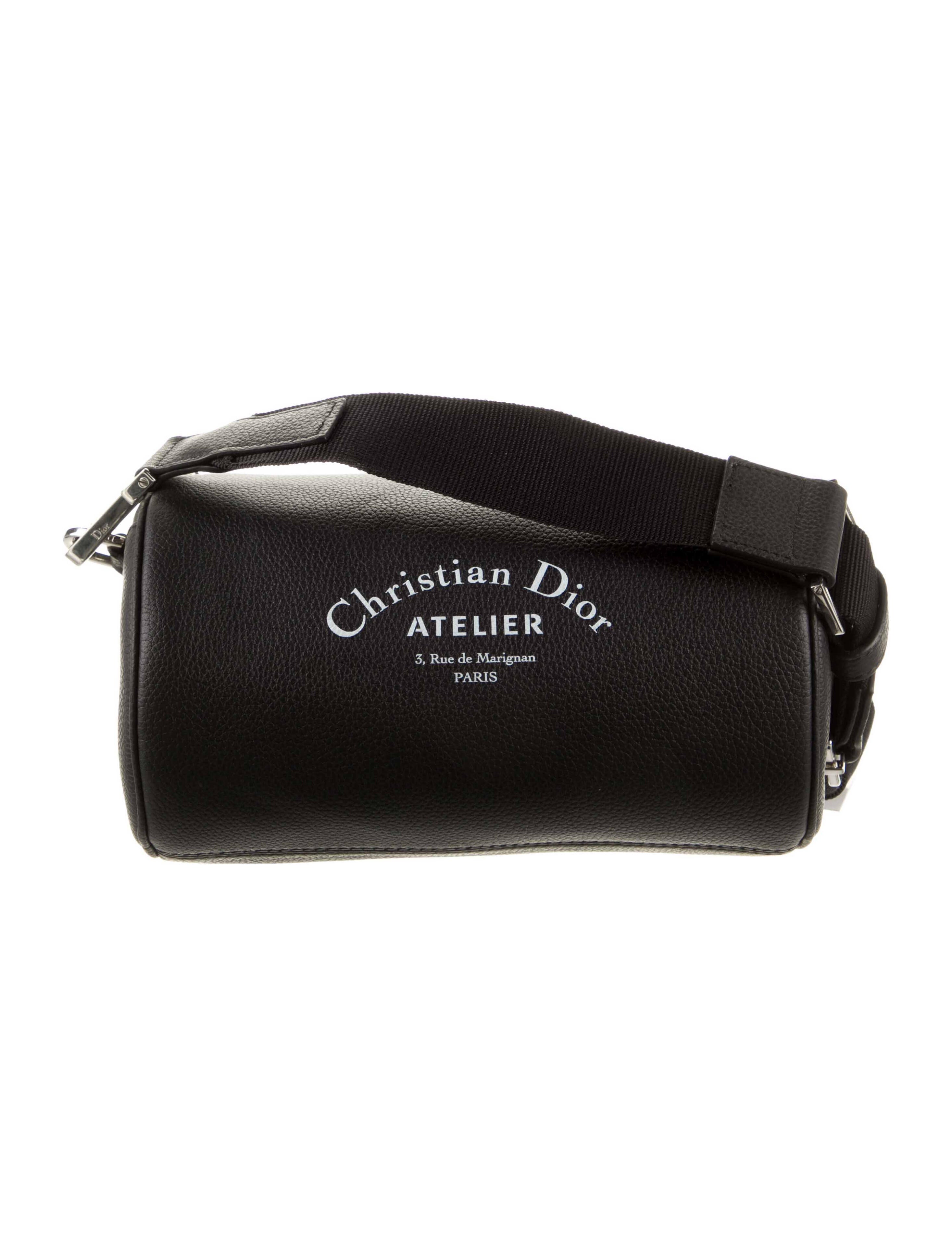Dior Homme ロールバッグ Dior Homme Atelier Roller Pouch Bag - Black Messenger Bags