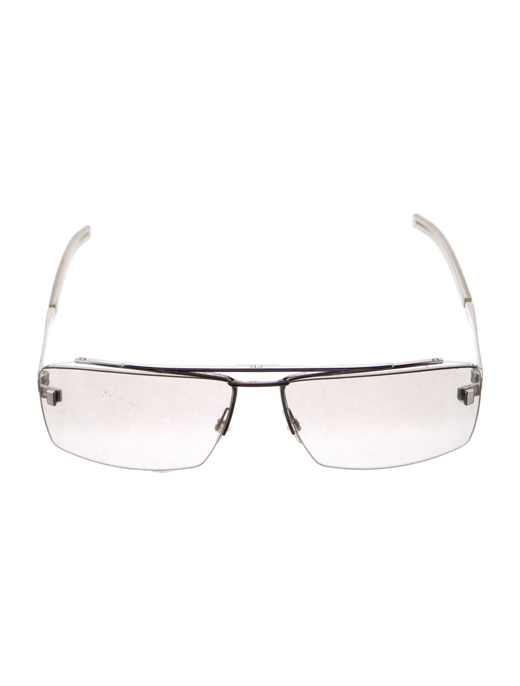 Dior Homme Shield Eyeglasses Silver Eyeglasses, Accessories