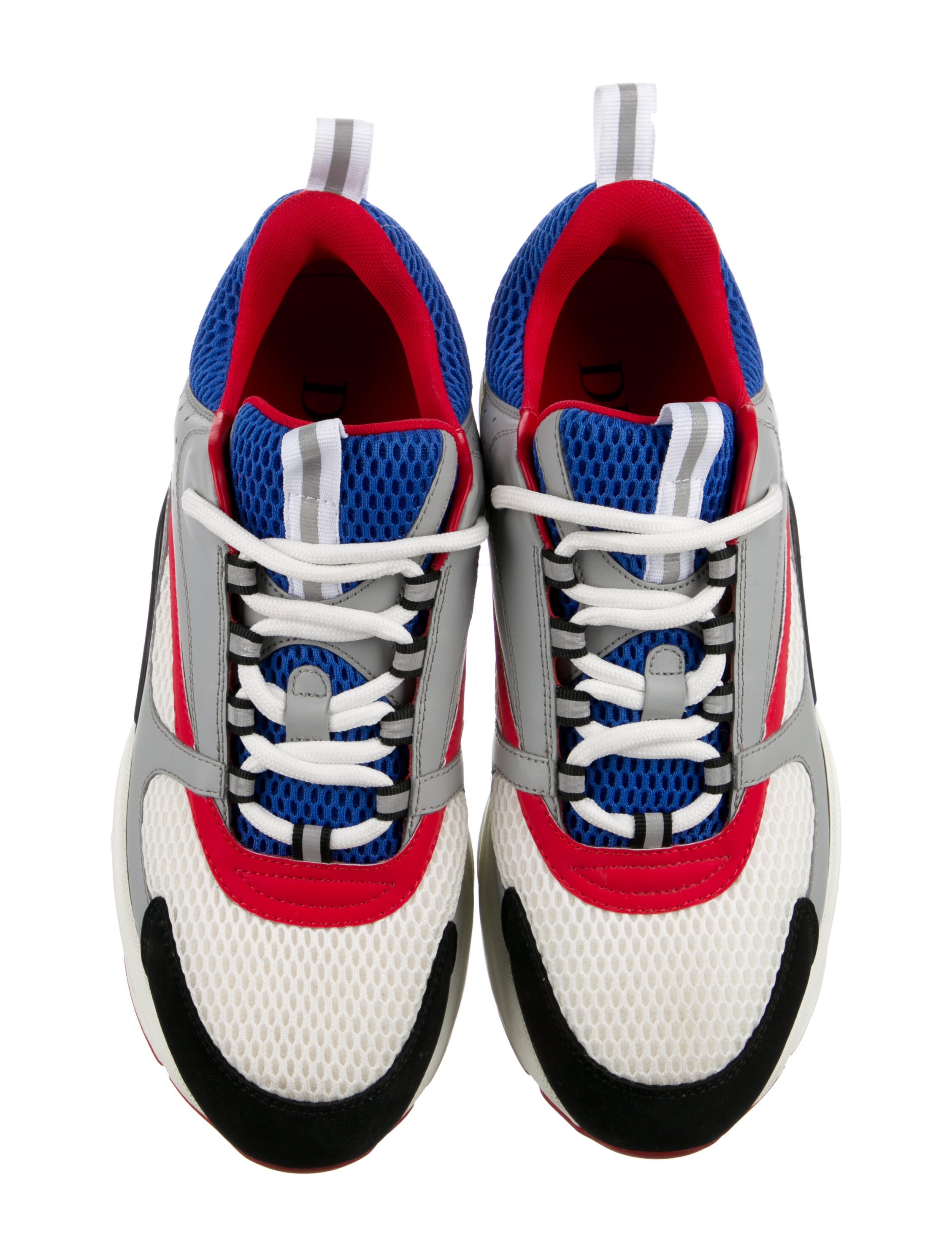 Dior homme ポロシャツ 黒赤白 ストライプ Y2K Dior Homme B22 'White Red Blue' Athletic Sneakers - Grey Sneakers