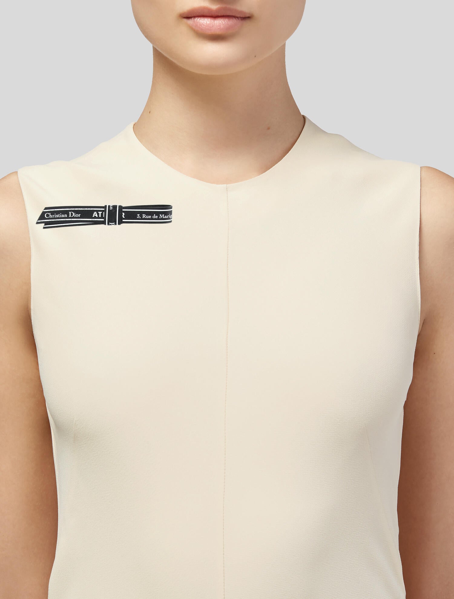 Dior Homme Leather Ribbon Lapel Pin