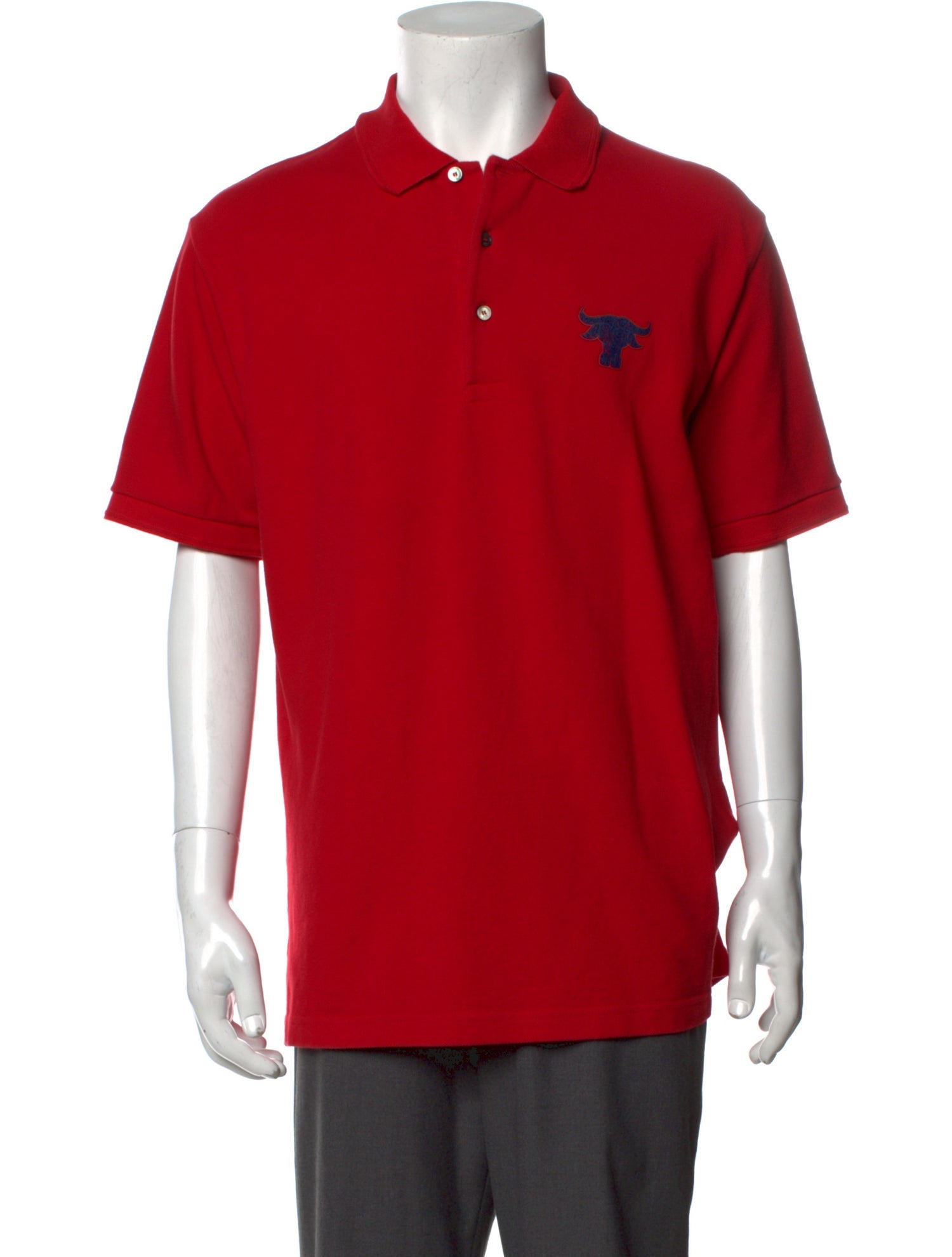 DIOR x Shawn Stussy 2021 Crew Neck Polo Shirt - Red Polos, Clothing ...