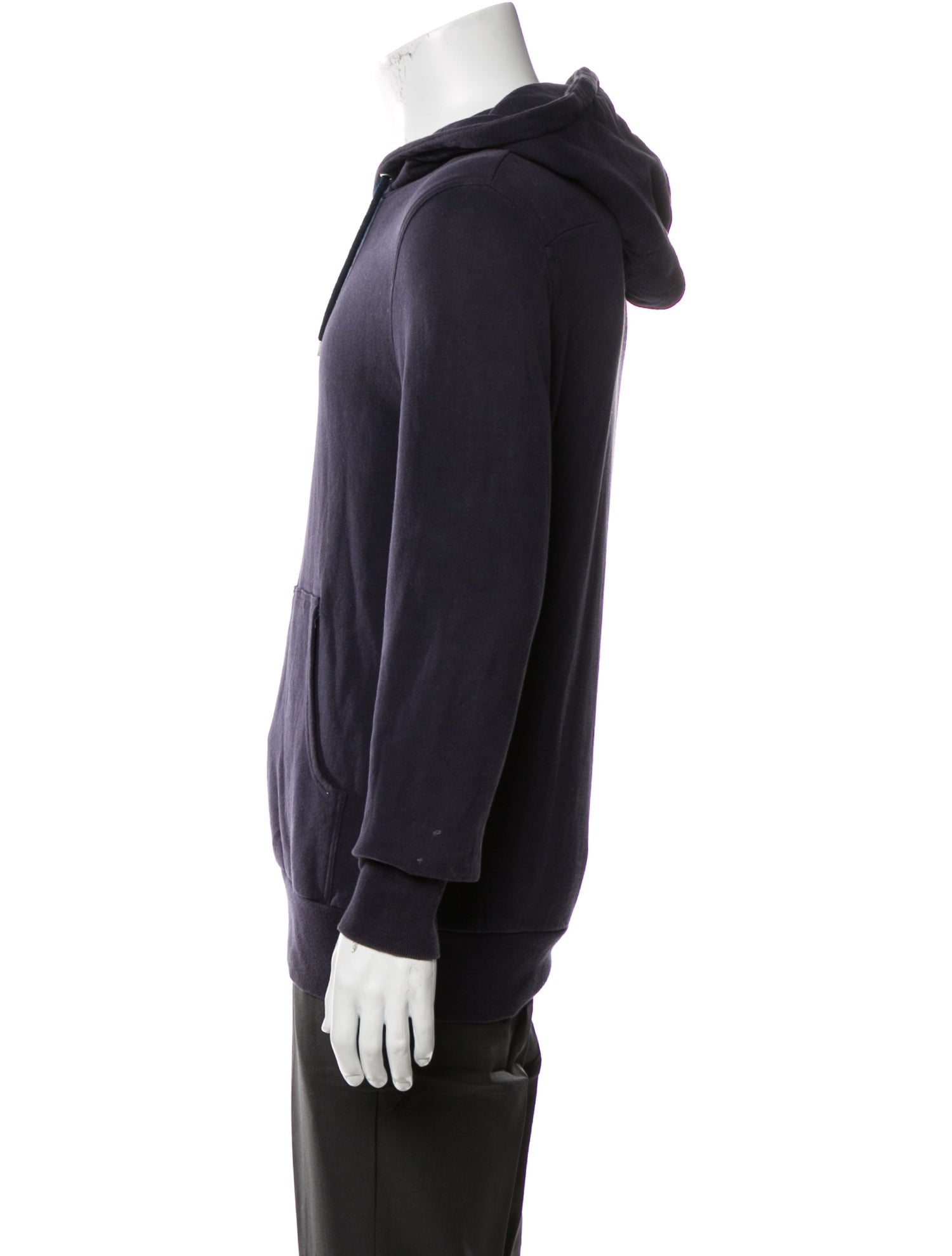 Two-piece Solid Color V-neck Hoodie main image 1