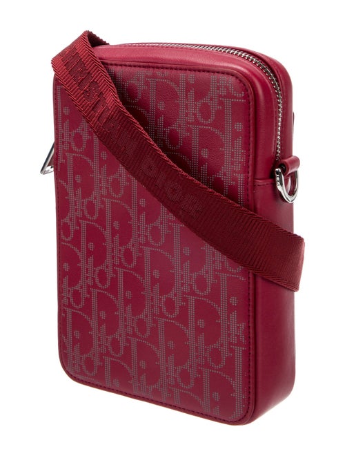 DIOR MEN Oblique Galaxy World Tour Crossbody Bag