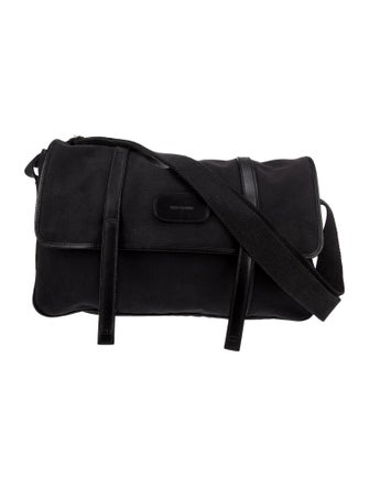 Dior Homme Leather-Trimmed Messenger Bag
