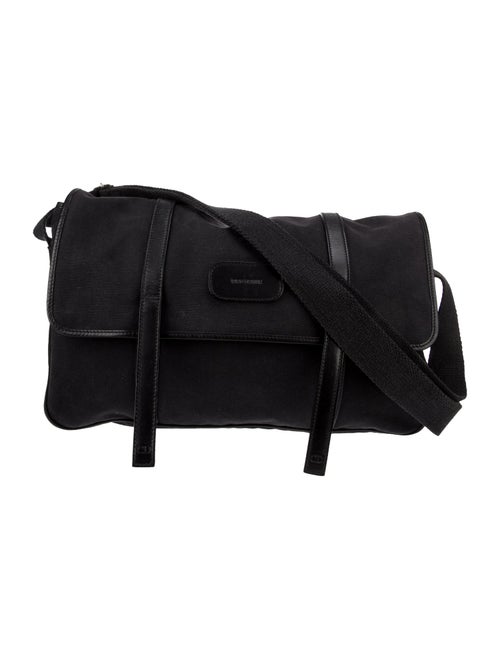 Dior Homme Leather-Trimmed Messenger Bag