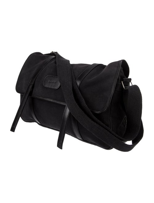 Dior Homme Leather-Trimmed Messenger Bag