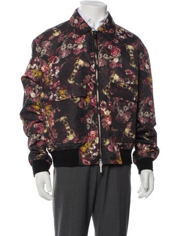 Dior Homme Outerwear 2017 Skull & Flower Bomber Jacket Us46, It56 | XXL