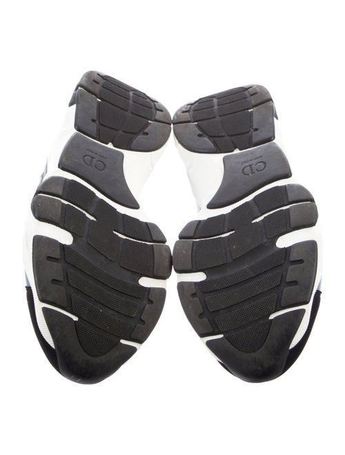 Christian Dior Leather Colorblock Pattern Chunky Sneakers