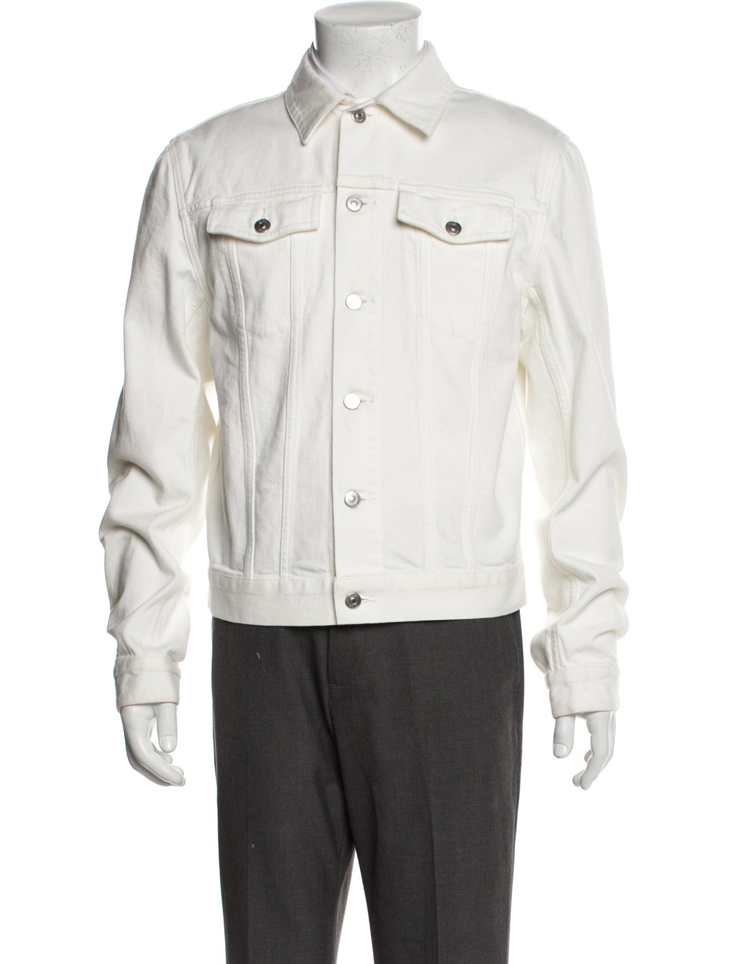 DIOR MEN 2020 x Alex Foxton Trucker Jacket - Grey Outerwear