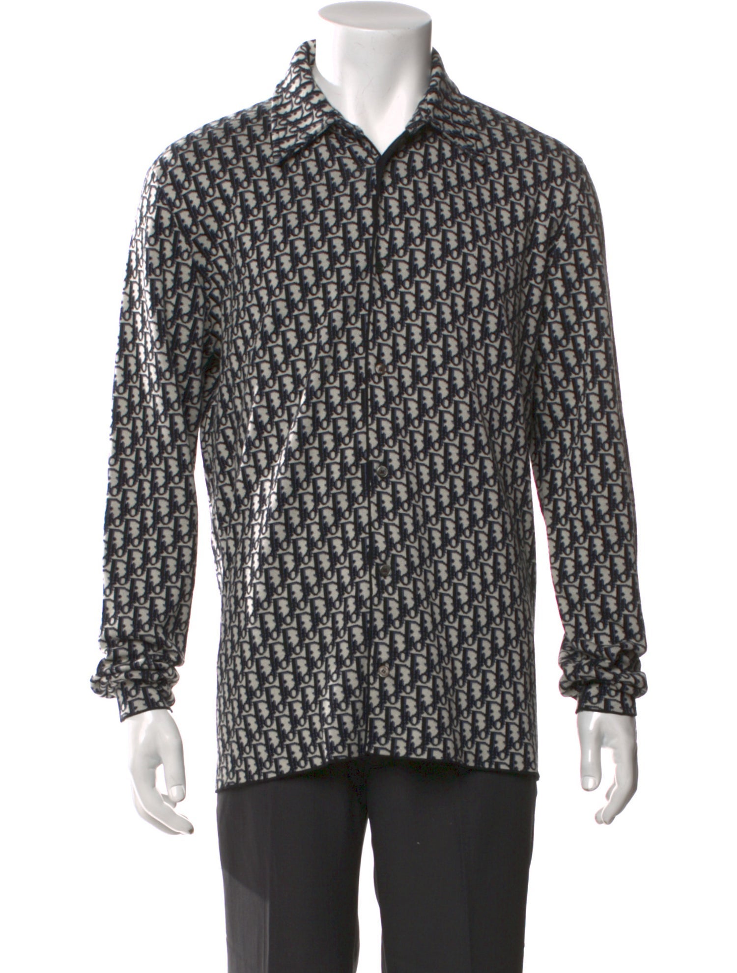 DIOR MEN 2020 Oblique Jacquard Shirt