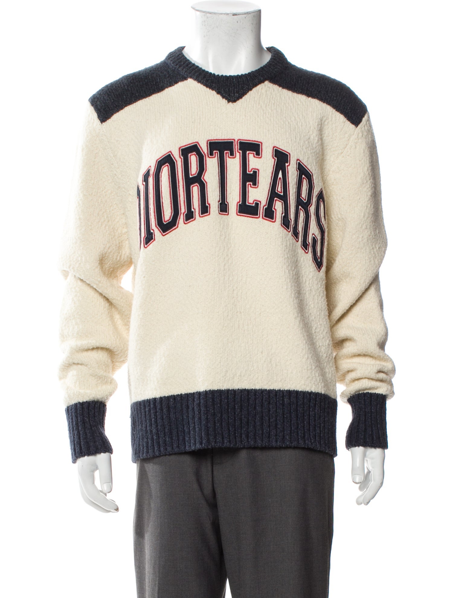 DIOR MEN Graphic Print Crew Neck Pullover