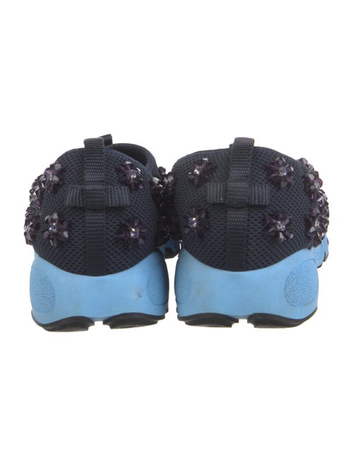 Christian Dior Mesh Crystal Embellishments Sneakers