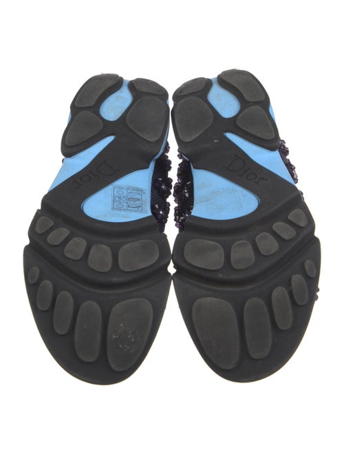 Christian Dior Mesh Crystal Embellishments Sneakers