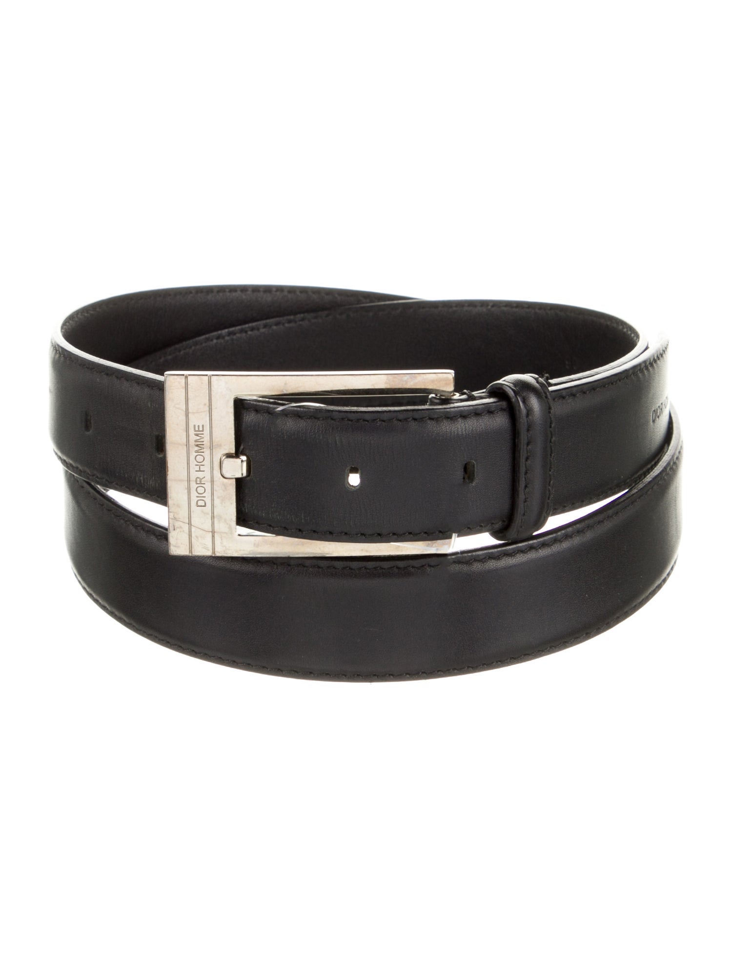 Dior Homme 18-19AW レザーベルト ブラック 29833819-1_1.jpg