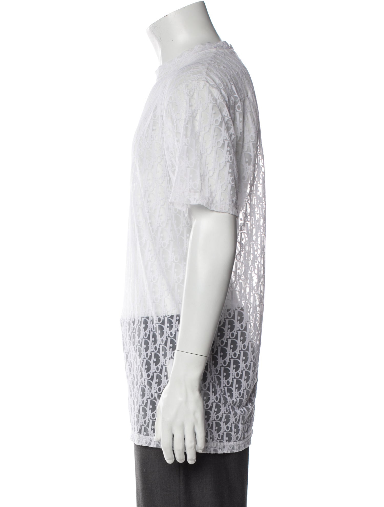 DIOR MEN Oblique Jacquard Crew Neck Jersey