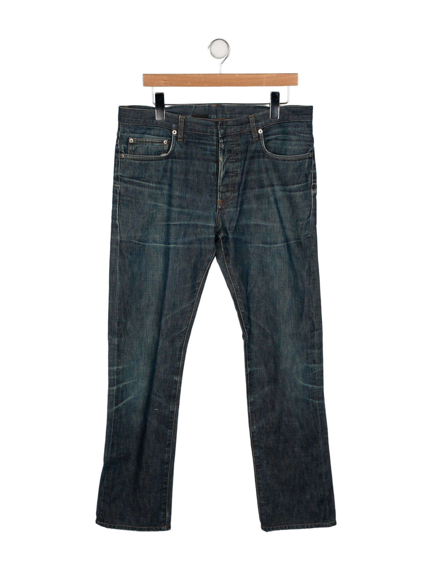 Dior Homme Damage Super Long Denim Pants 【公式通販】