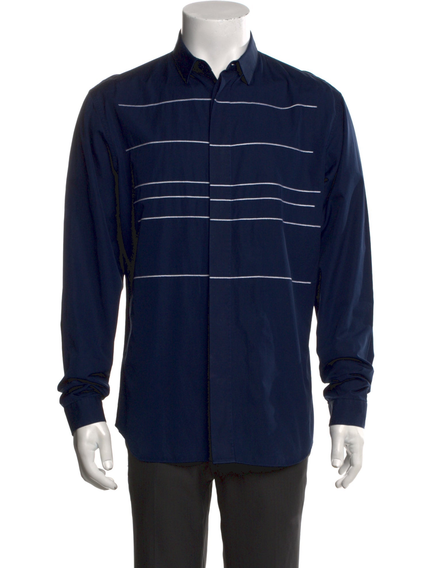 Dior Homme Bee Accent Striped Shirt