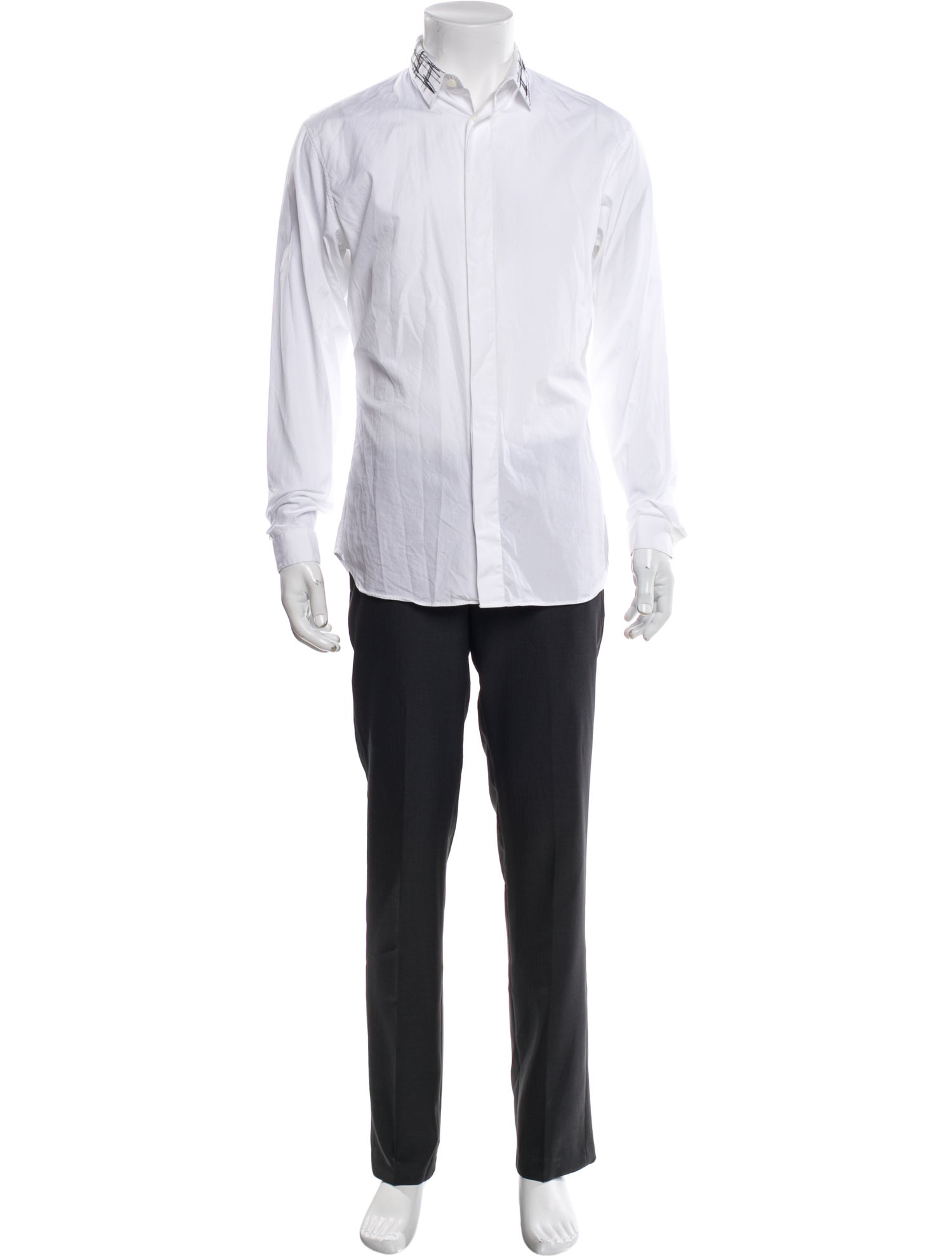 Dior Homme 2014 Bee Accent Tuxedo Shirt