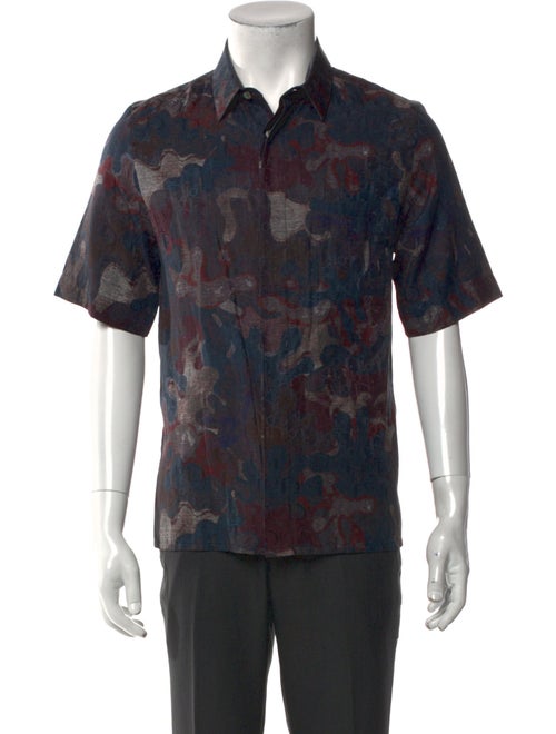 DIOR x Peter Doig 2020 Oblique Jacquard Shirt