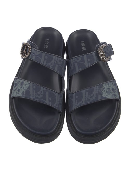 DIOR x Denim Tears 'Aqua' Leather Slides