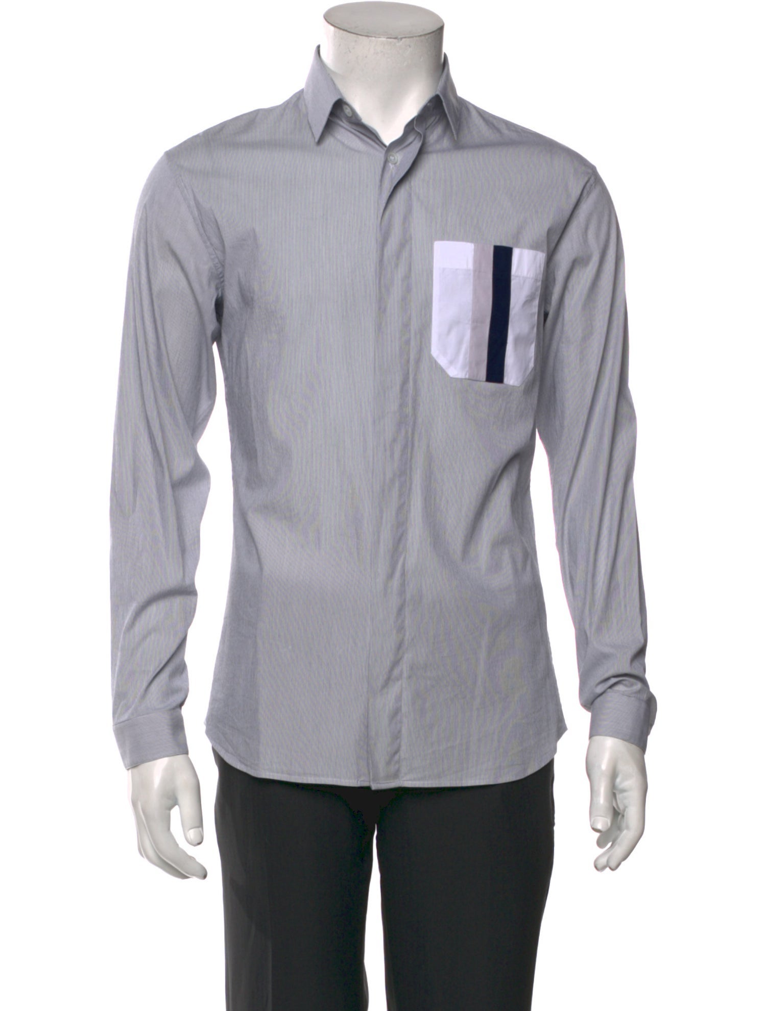 Dior Homme 2015 Striped Dress Shirt