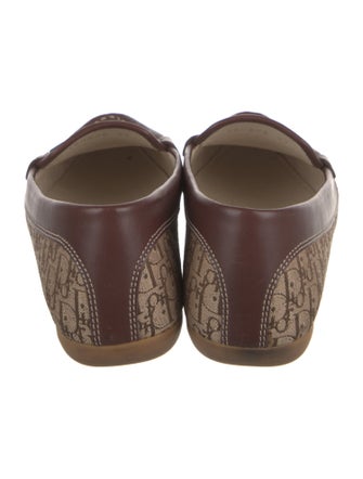 Christian Dior Canvas Printed Loafers
