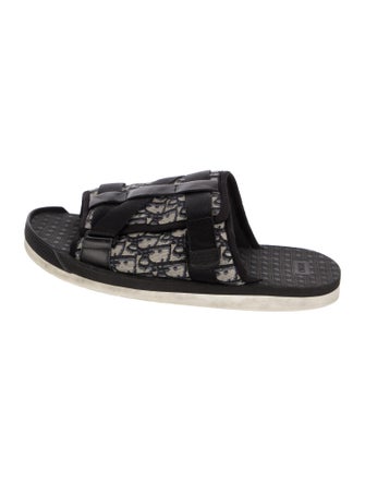 DIOR MEN Alpha Oblique Jacquard Slides
