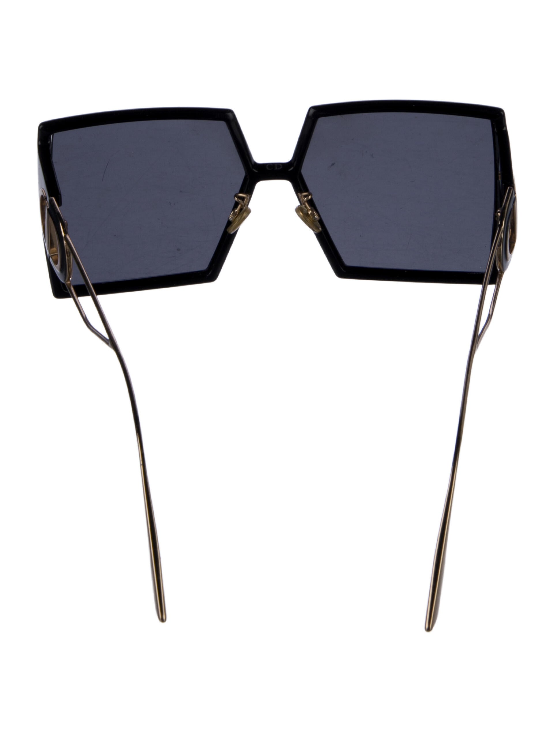 Christian Dior Oversize Tinted Sunglasses