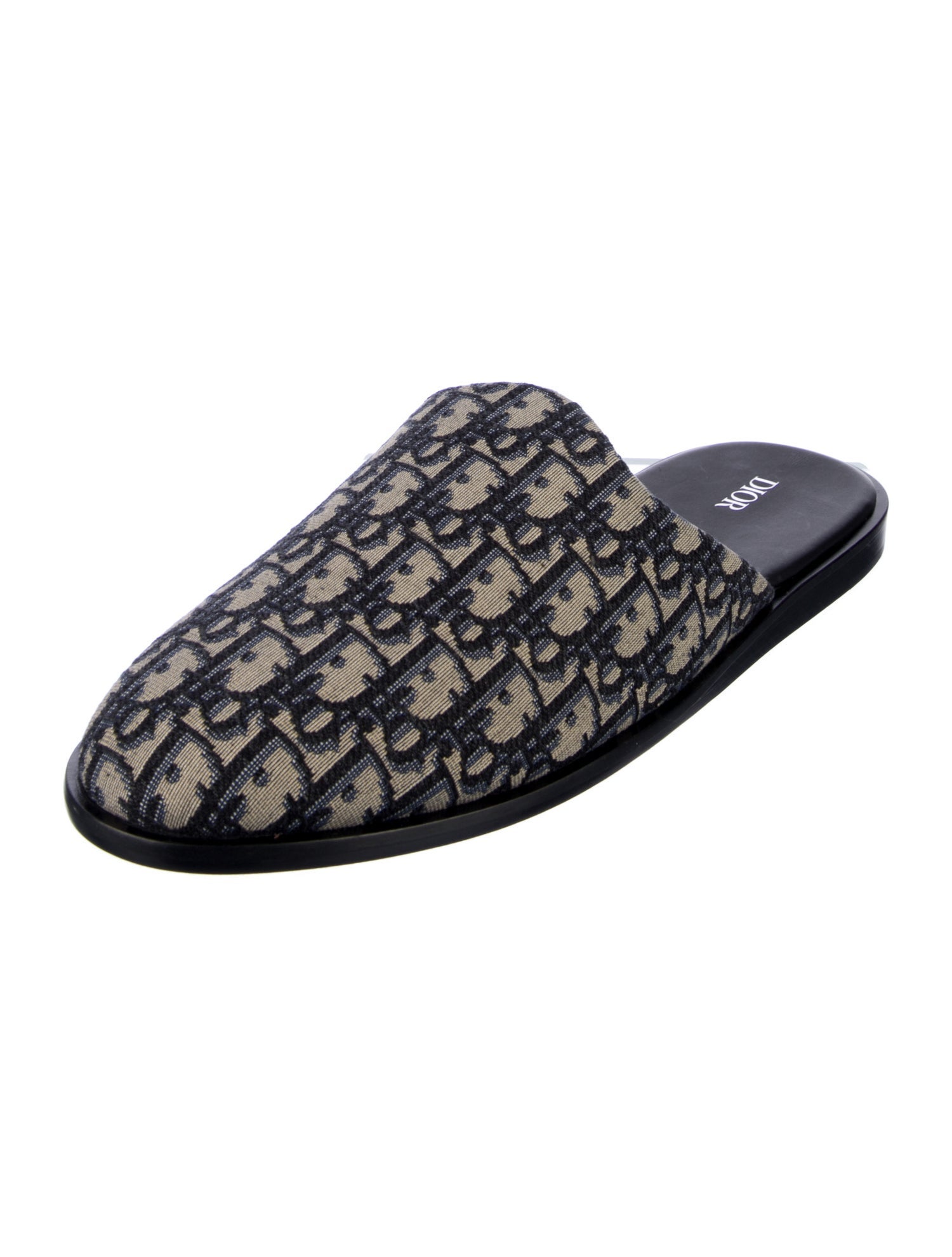 DIOR MEN Oblique Jacquard Slippers