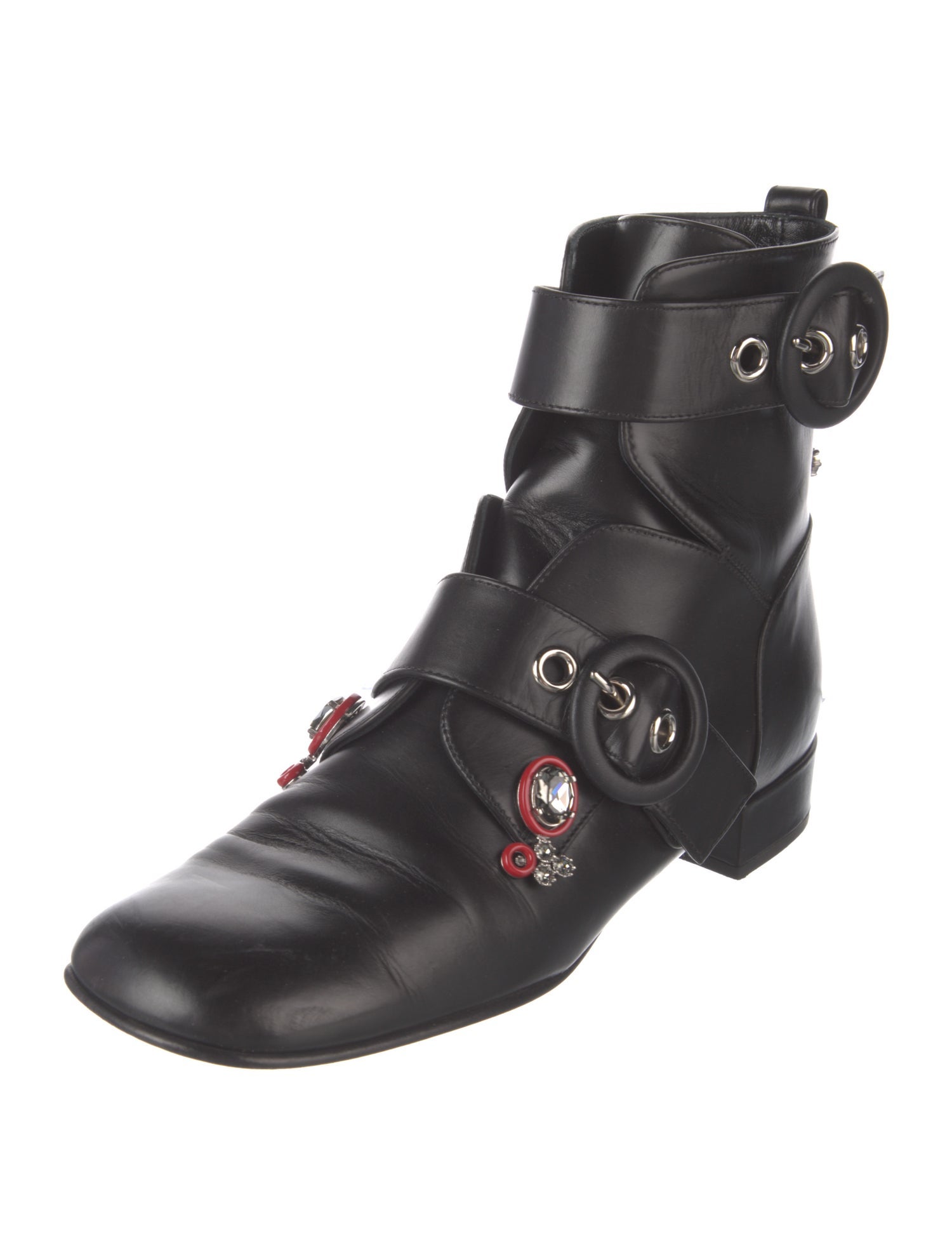 Christian Dior Gatsby Leather Combat Boots