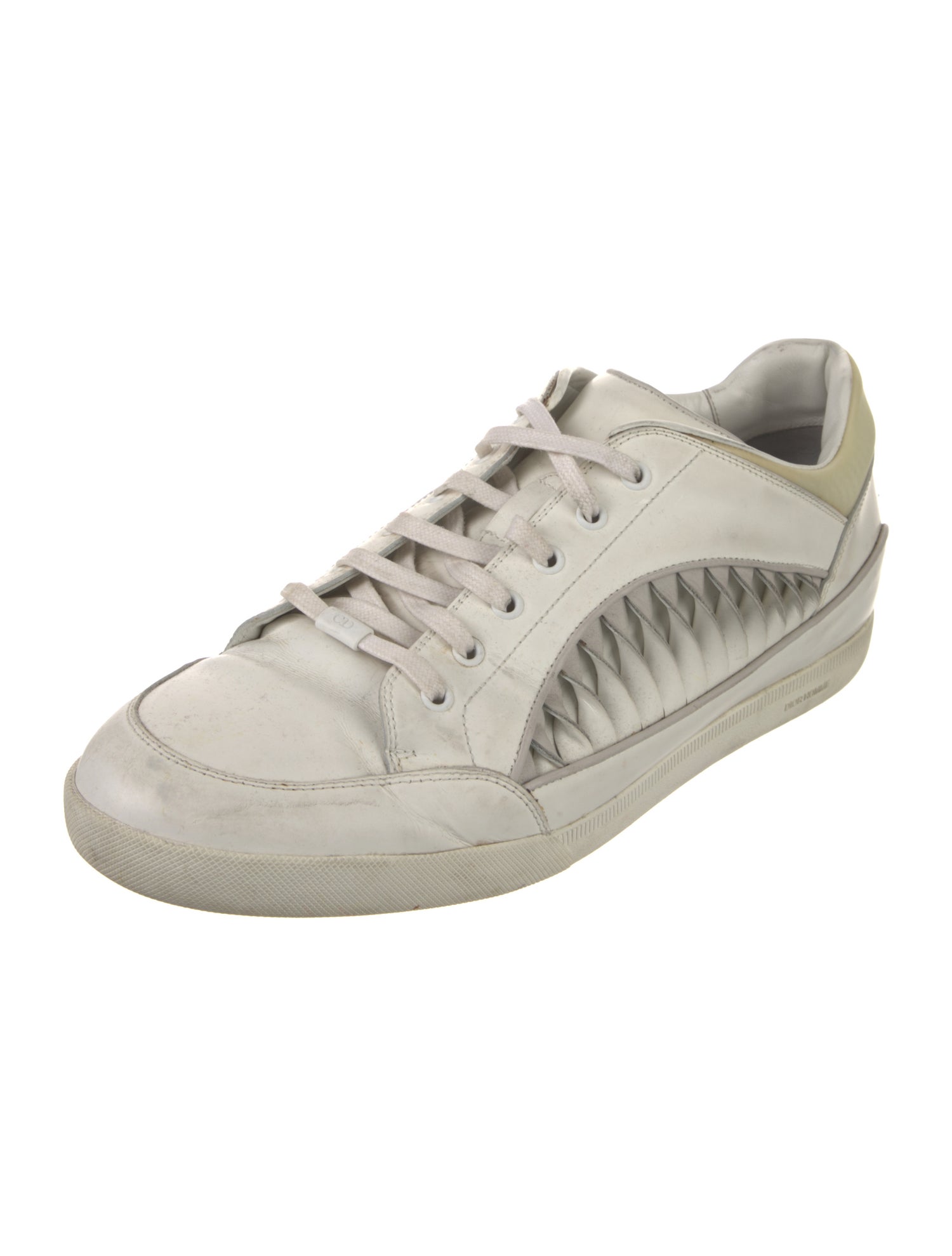 Dior Homme Oblique Jacquard Leather Sneakers