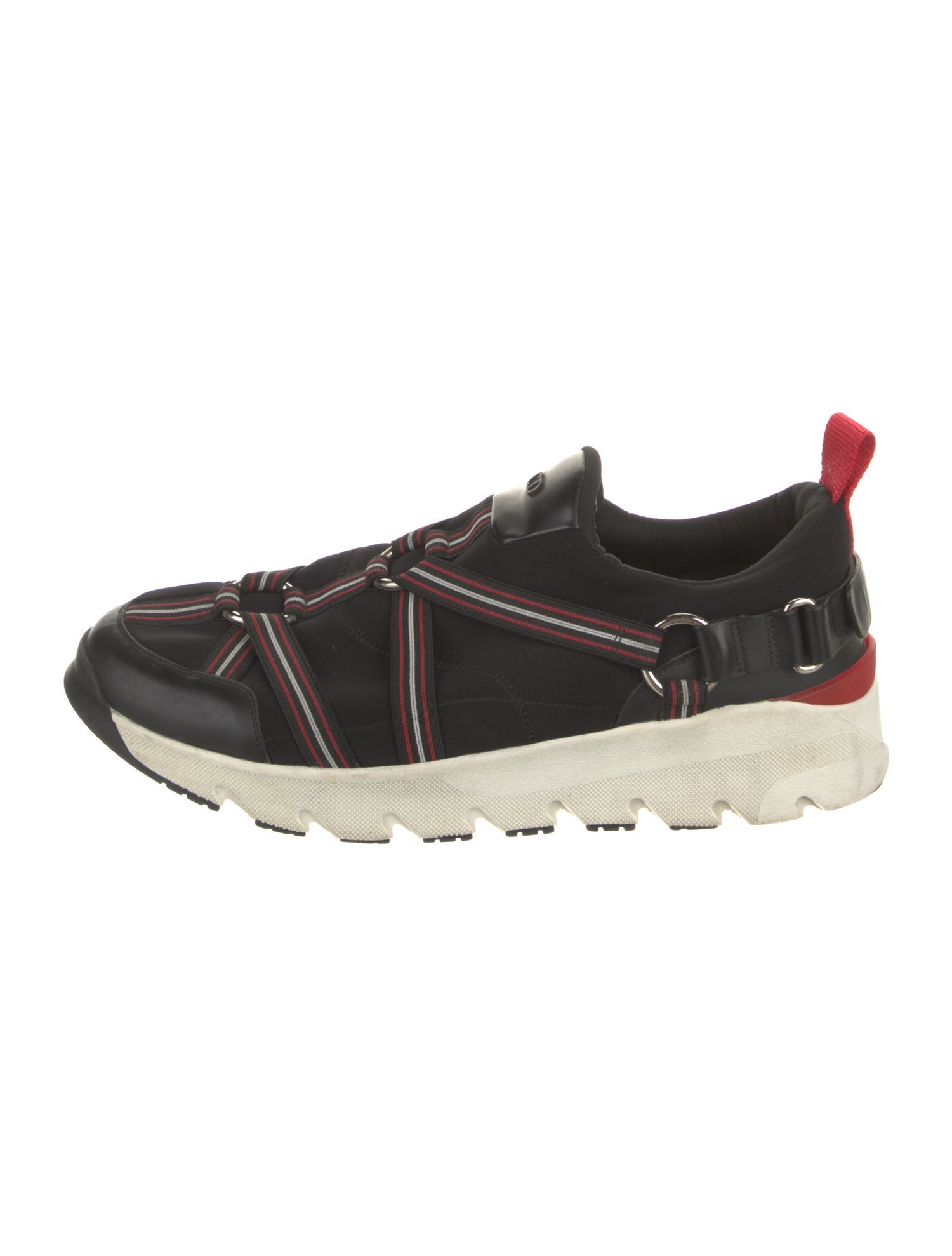 Dior Homme Neoprene Striped Athletic Sneakers