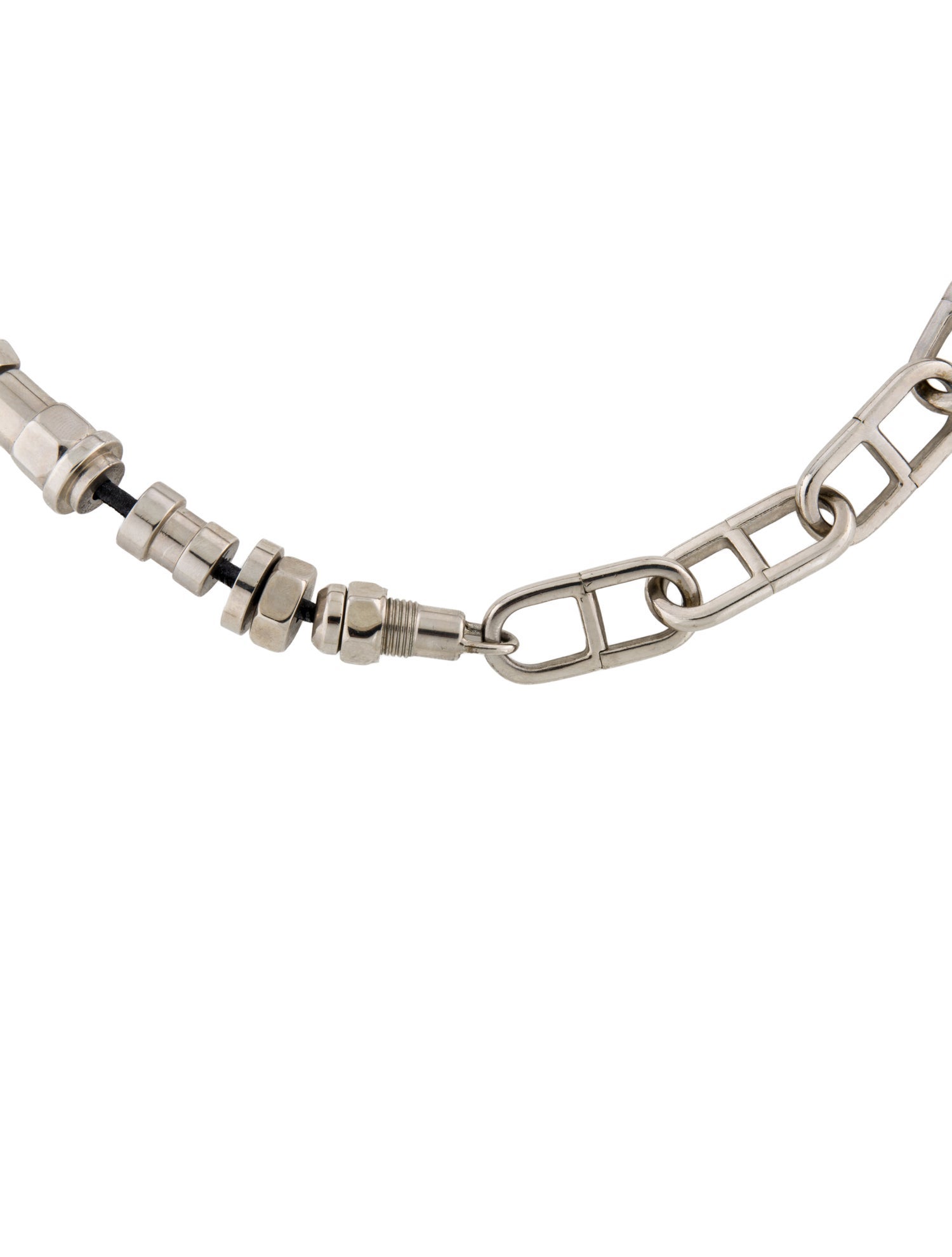DIOR MEN Nuts & Bolts Bead Link Necklace
